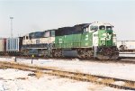 Coal empties cruise east
